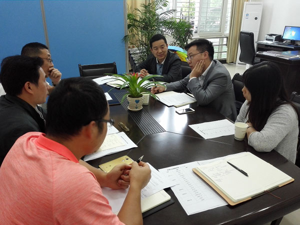 计科院领导与百捷教育熊光荣总经理协商岗前培训事宜